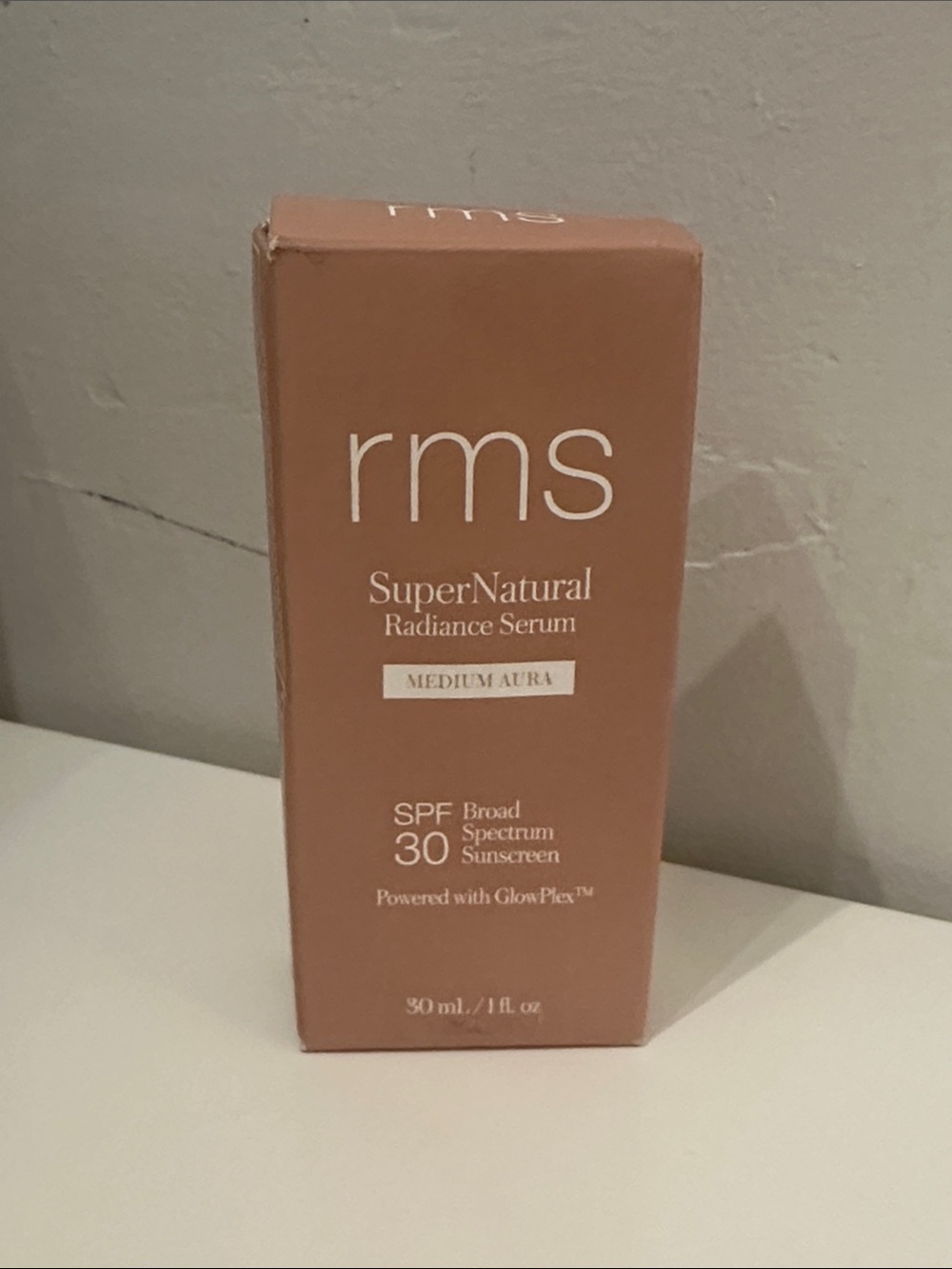 RMS Beauty SuperNatural Radiance Serum - Warm Peach Box